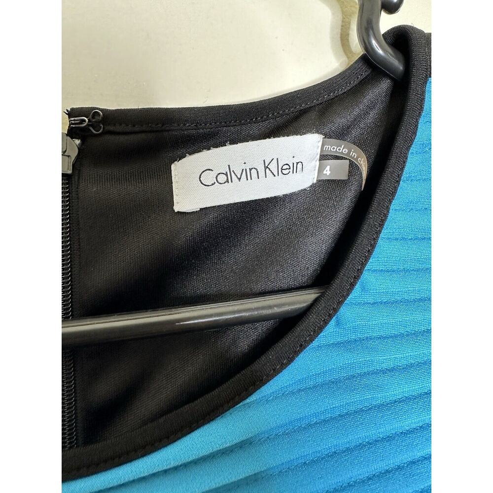 Calvin Klein Multi Color Layered Sheath Dress Wom… - image 2